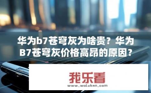 华为b7苍穹灰为啥贵？华为B7苍穹灰价格高昂的原因？
