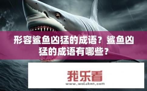 形容鲨鱼凶猛的成语？鲨鱼凶猛的成语有哪些？