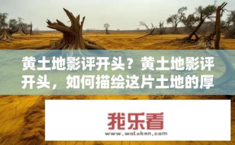 黄土地影评开头？黄土地影评开头，如何描绘这片土地的厚重与深沉？