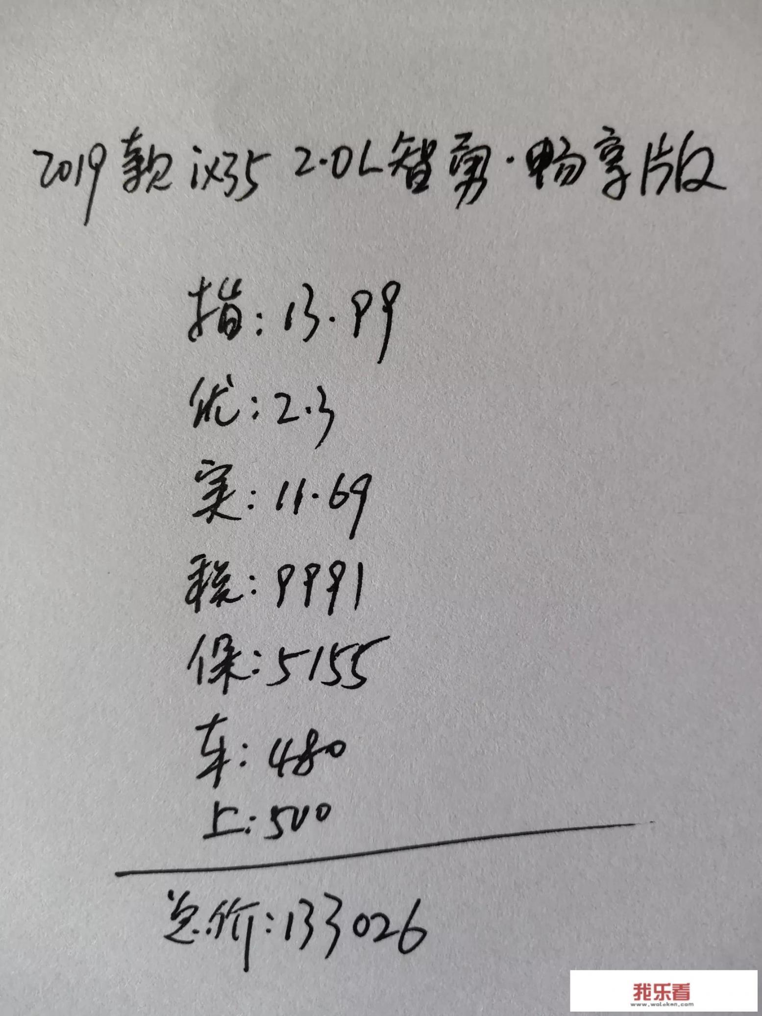 现代ix352023款落地价？