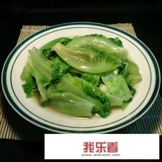 炒生菜的家常做法？