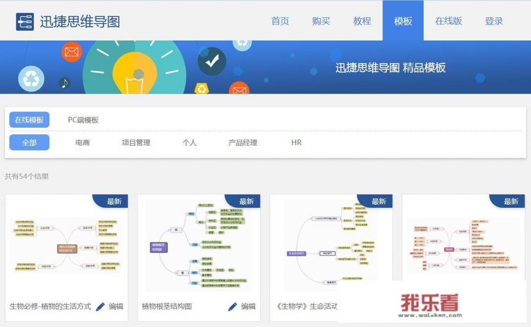 有哪些简单的在线思维导图模板值得分享？
