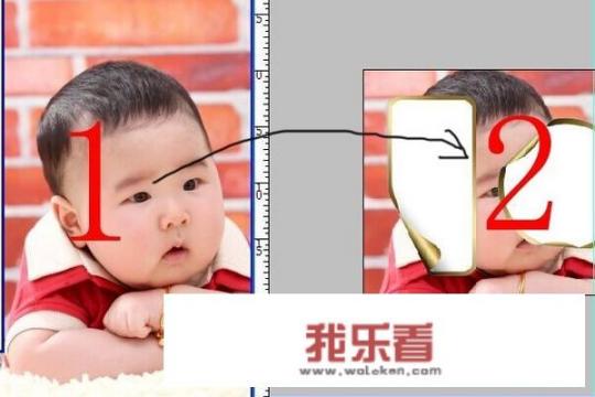 婴儿满月照片模板怎样弄？